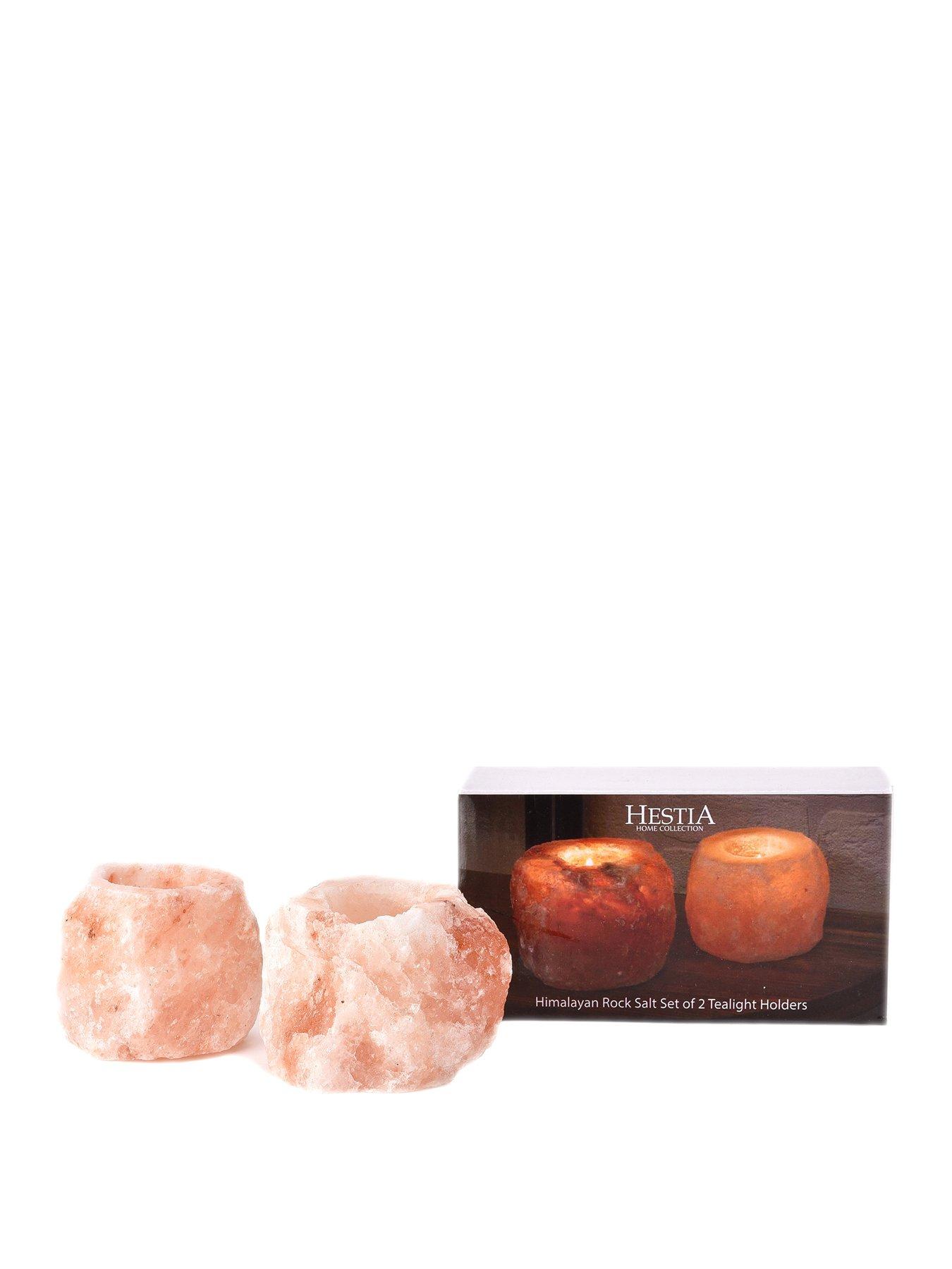 undefined Set of 2 Himalayan Rock Salt Tealight Holders