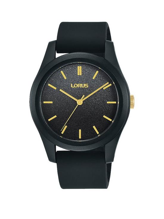 front image of lorus-casual-silicone-ladies-watch