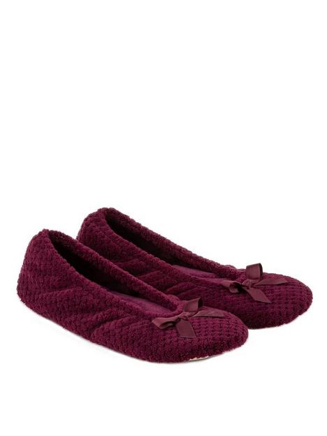 totes-popcorn-ballet-slipper-with-bow-burgundy