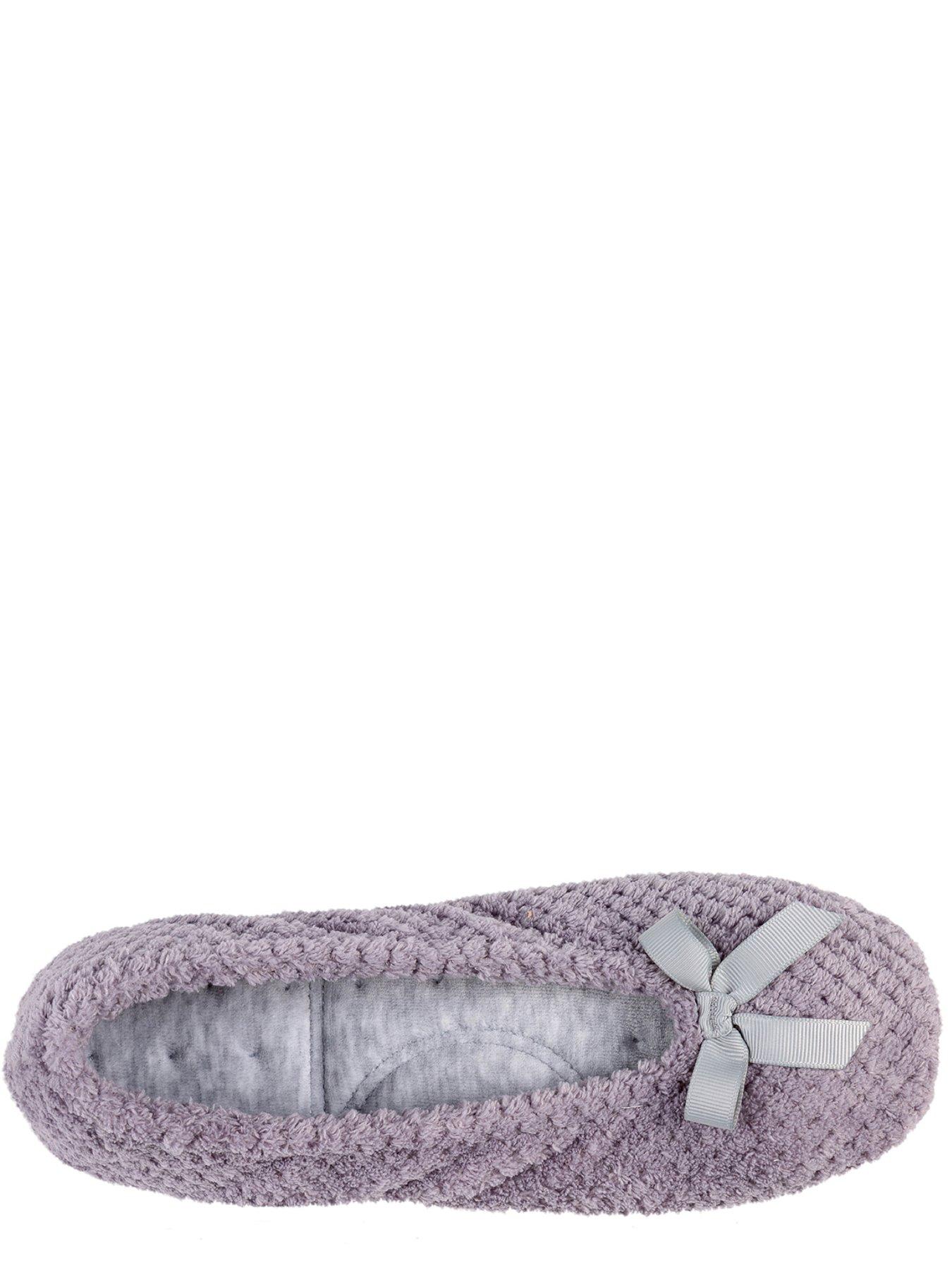 Isotoner Ladies Popcorn Open Toe Slipper, Pantofole Donna