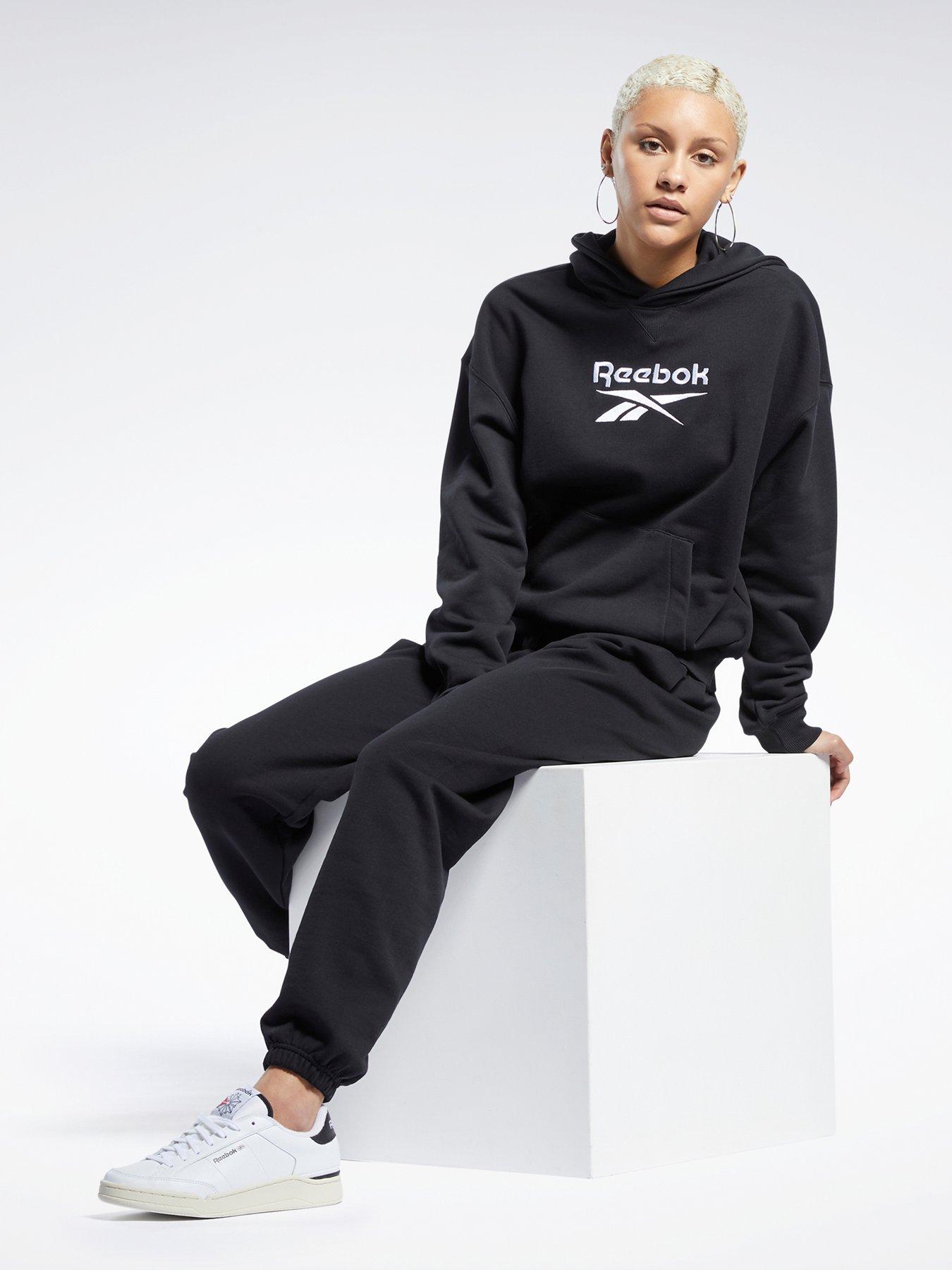 Reebok classics big logo on sale hoodie