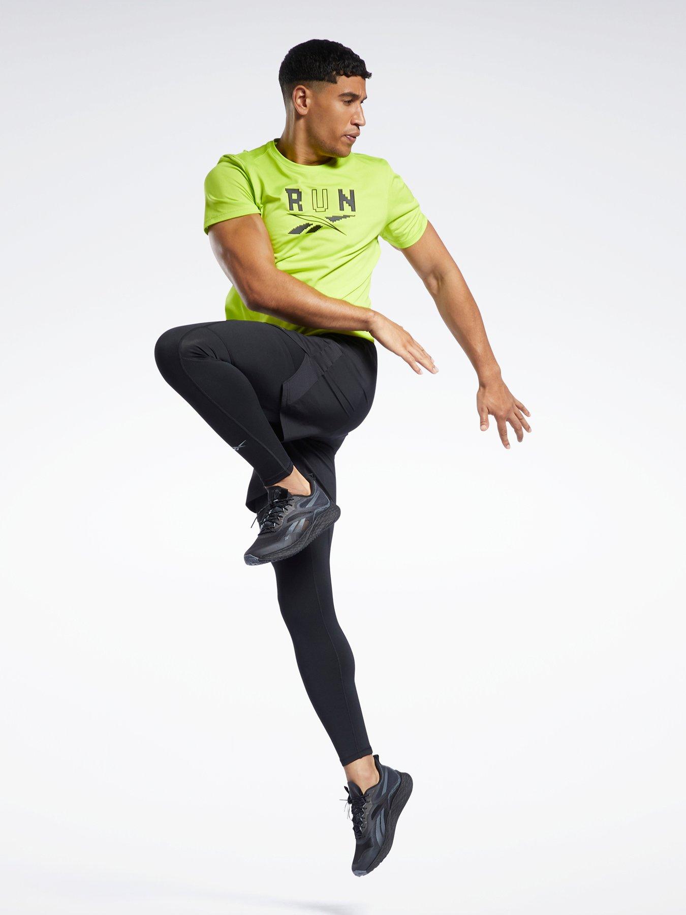 Reebok running deals tights mens