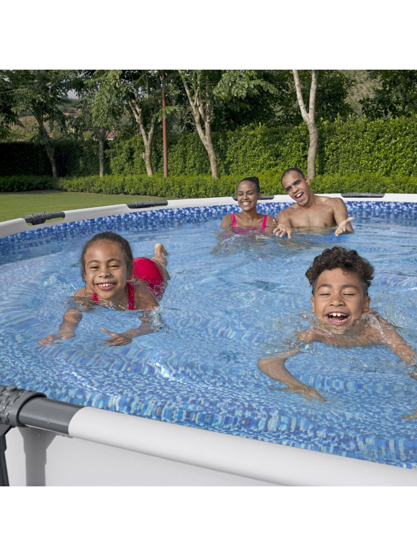  image of bestway-14ft-steel-pro-max-pool-with-filter-pump