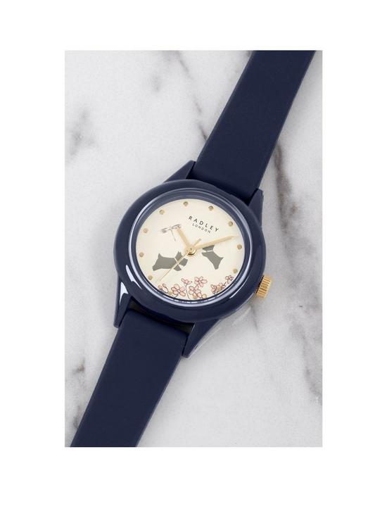 stillFront image of radley-ladies-ink-silicon-strap-floral-dog-dial-watch-ry21282