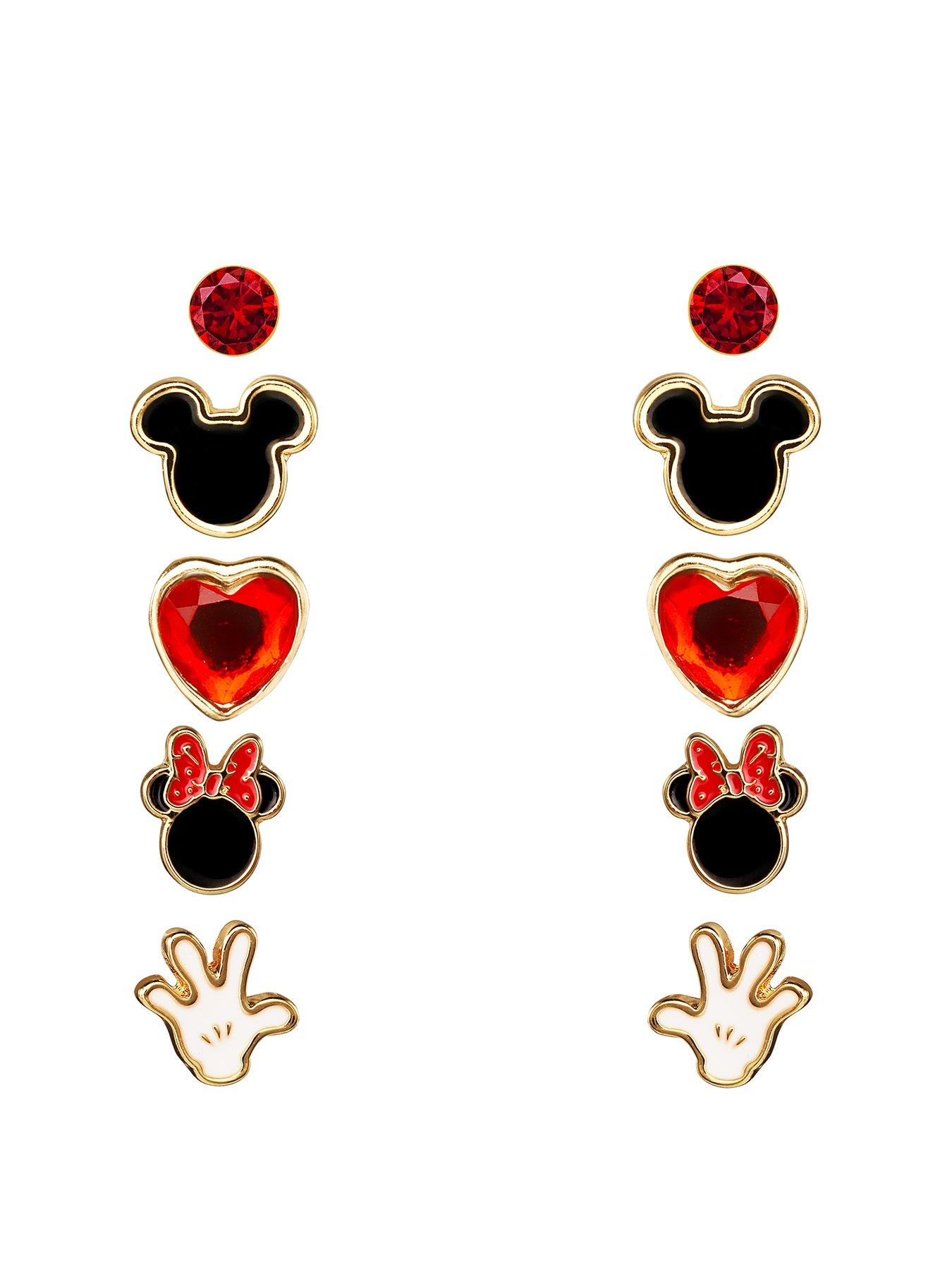 Minnie mouse gold on sale earrings for toddlers