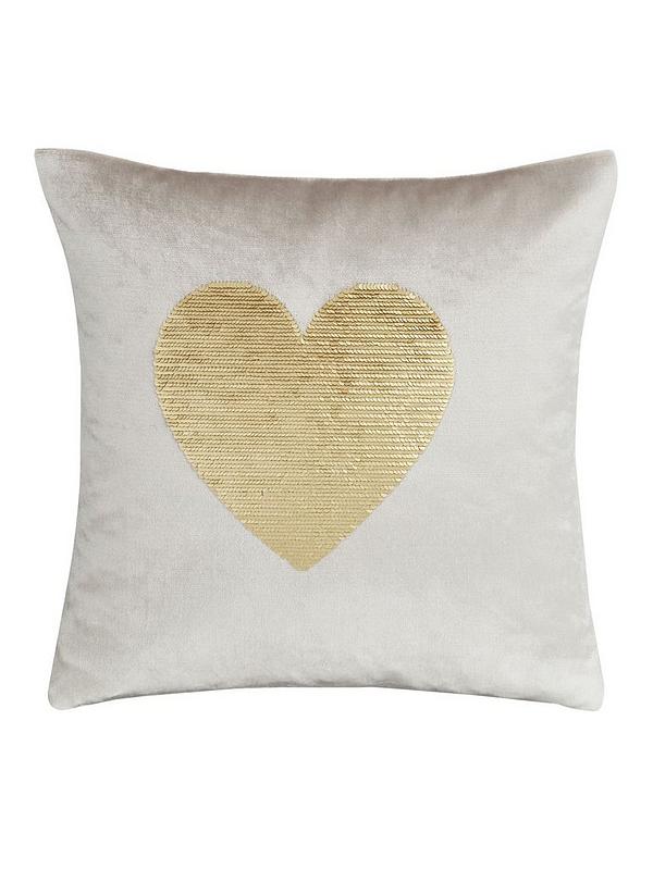 Catherine Lansfield Festive Sequin Filled Cushions 