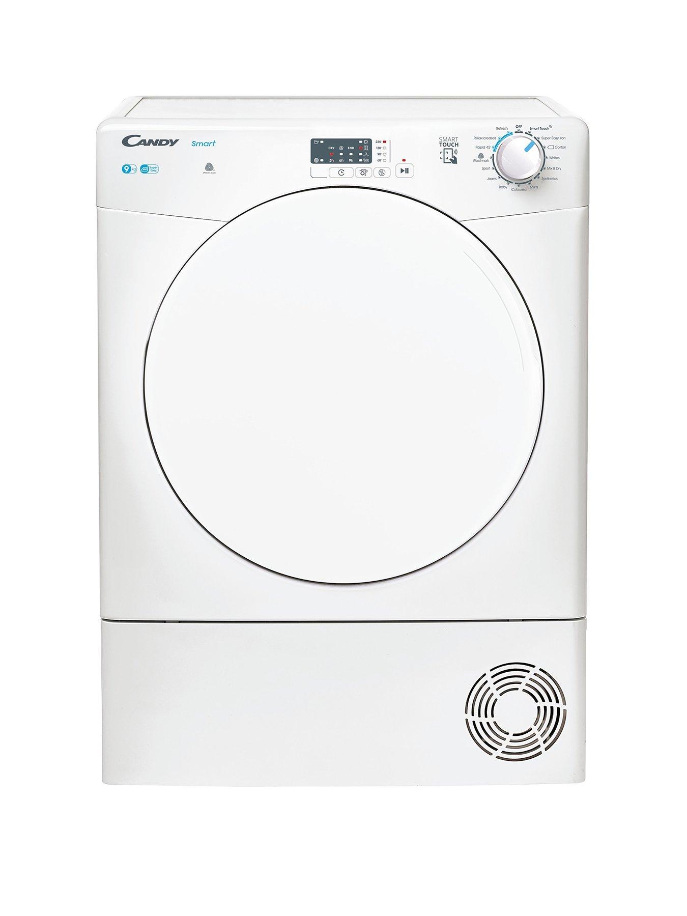 Candy Smart CSEC9LF-80 9kg Condenser Tumble Dryer, with Smart Connectivity - White