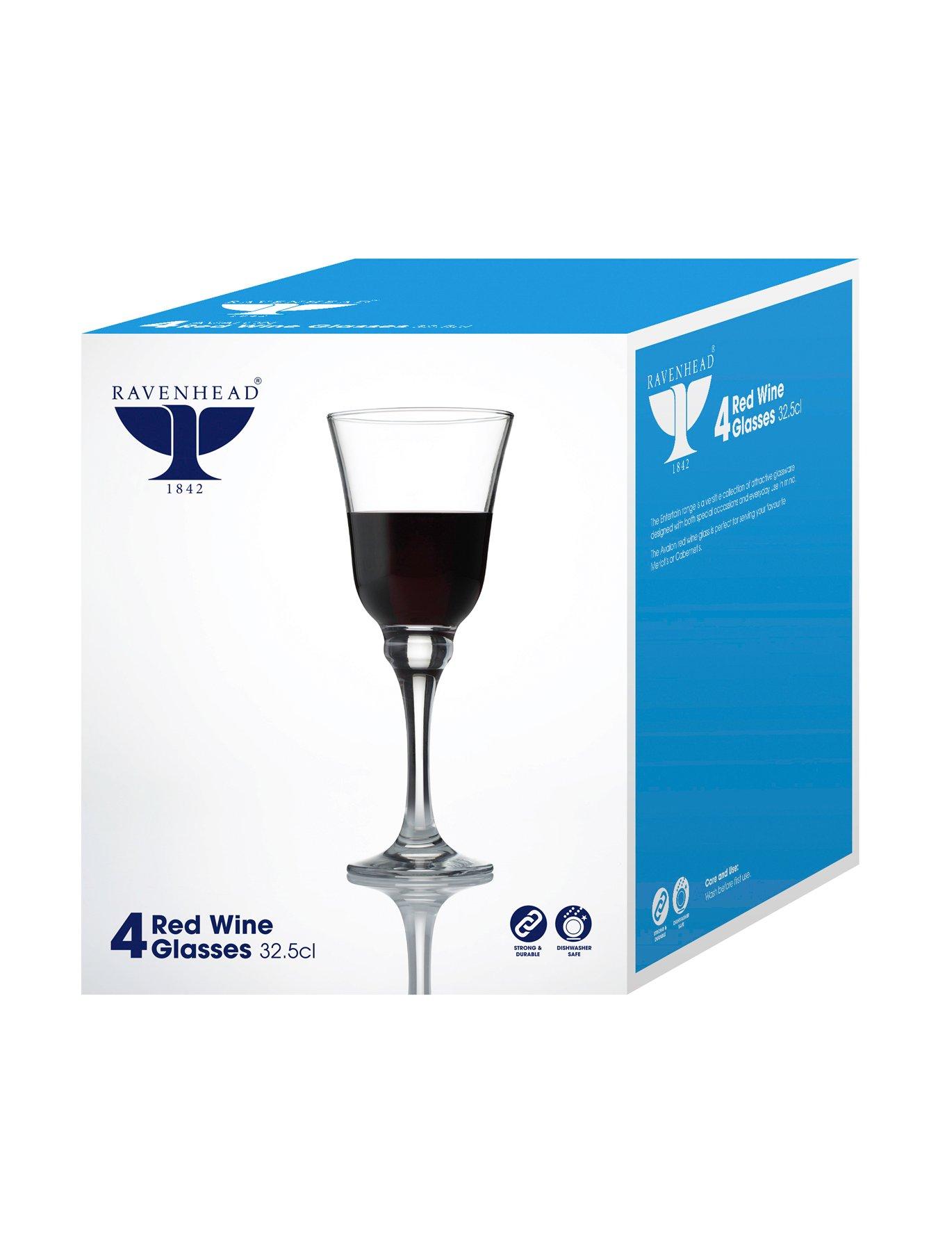 Ravenhead Essentials Avalon Set of 4 Red Wine Glasses