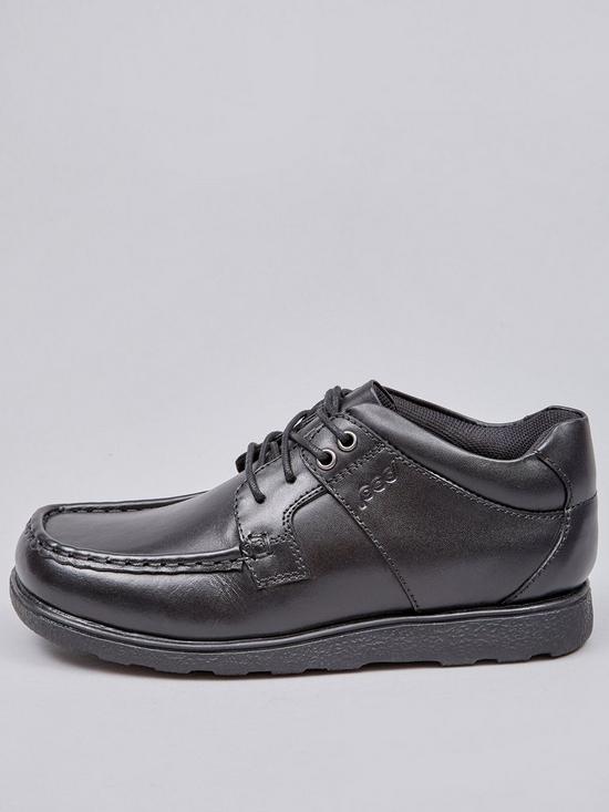 back image of pod-milo-boys-lace-moccasin-school-shoes-black