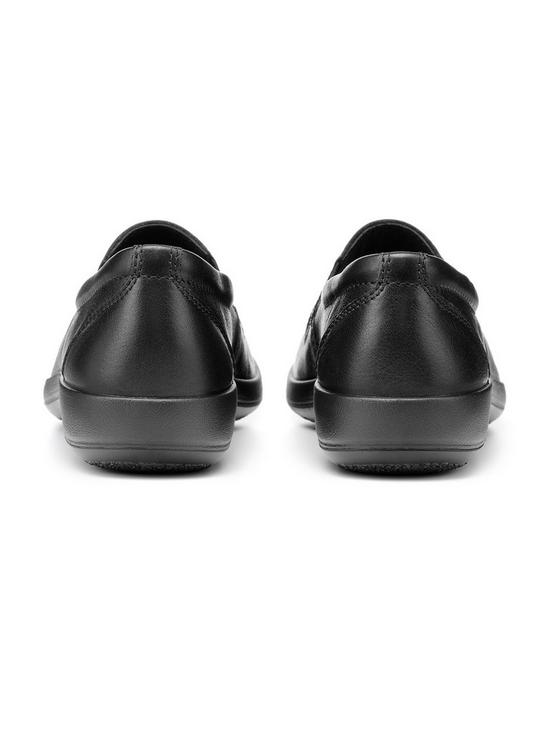 stillFront image of hotter-glove-ii-extra-wide-fit-flat-shoes-black