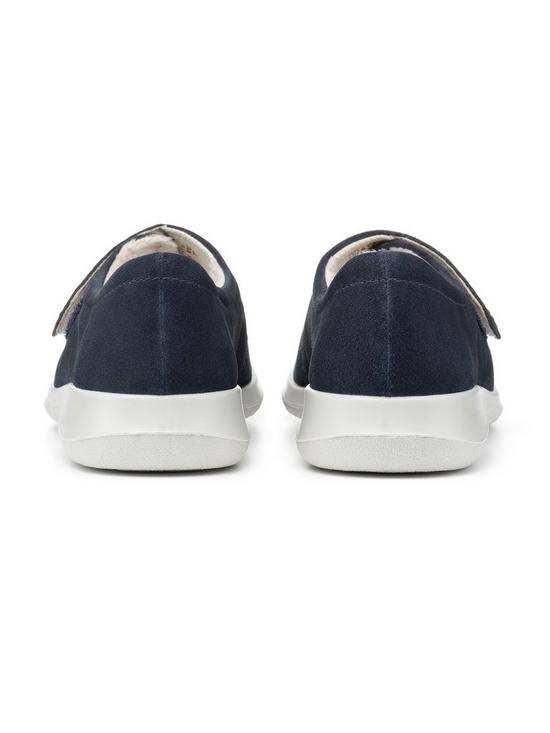 stillFront image of hotter-wrap-slippers-navy