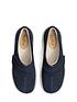  image of hotter-wrap-slippers-navy