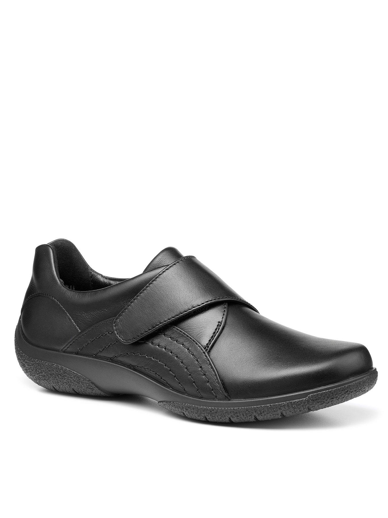 Flat black outlet wide fit shoes