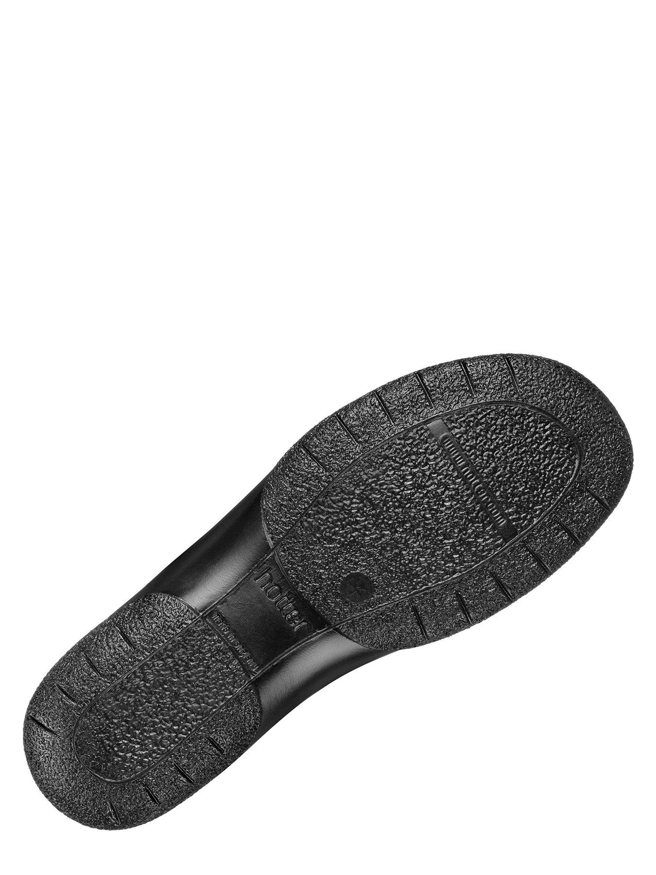  image of hotter-sugar-ii-wide-fit-flat-shoes-black