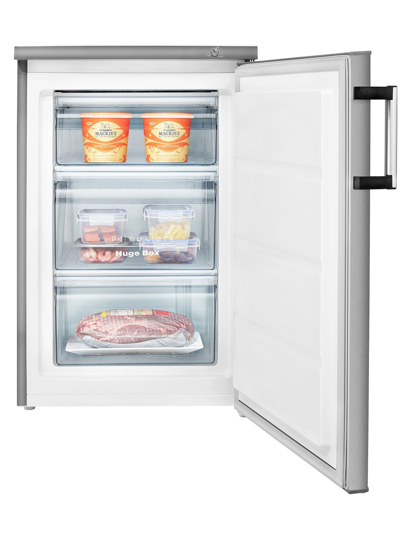  image of hisense-fv105d4bc21-55cmnbspwide-under-counter-freezer-stainless-steel-look
