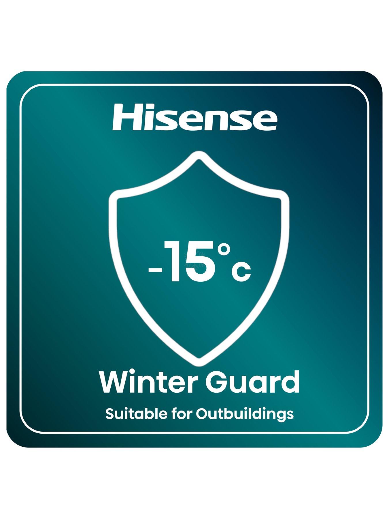 image of hisense-fv105d4bc21-55cmnbspwide-under-counter-freezer-stainless-steel-look