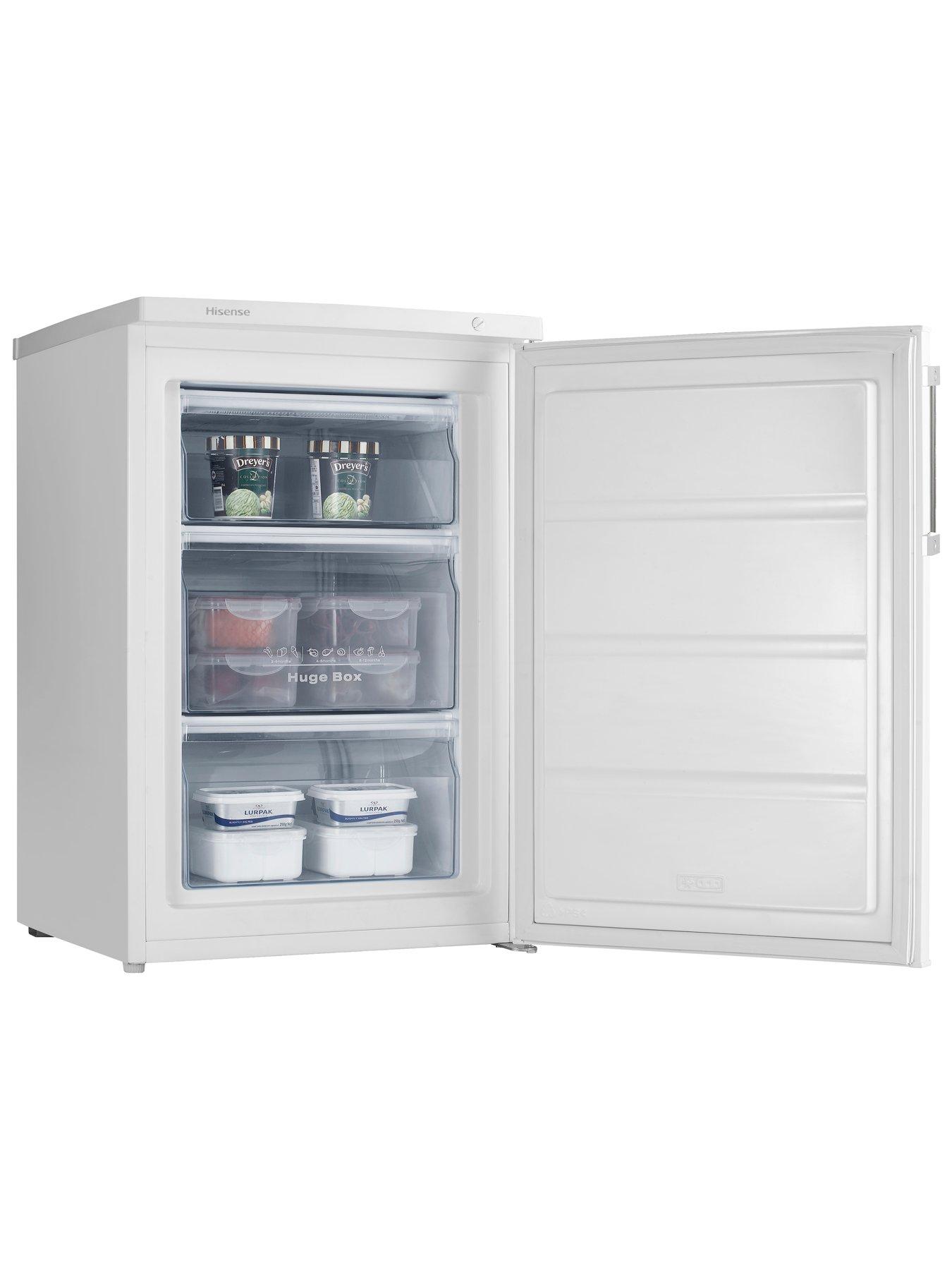  image of hisense-fv105d4bw21-55cmnbspwide-under-counter-freezer-white