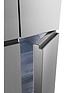  image of hisense-rq560n4wcf-79cm-wide-total-non-frost-american-style-multi-door-fridge-freezer-with-water-dispenser-stainless-steel-look
