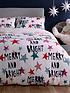  image of silentnight-merry-and-bright-christmas-fleece-duvet-cover-set-an-online-exclusive-multi