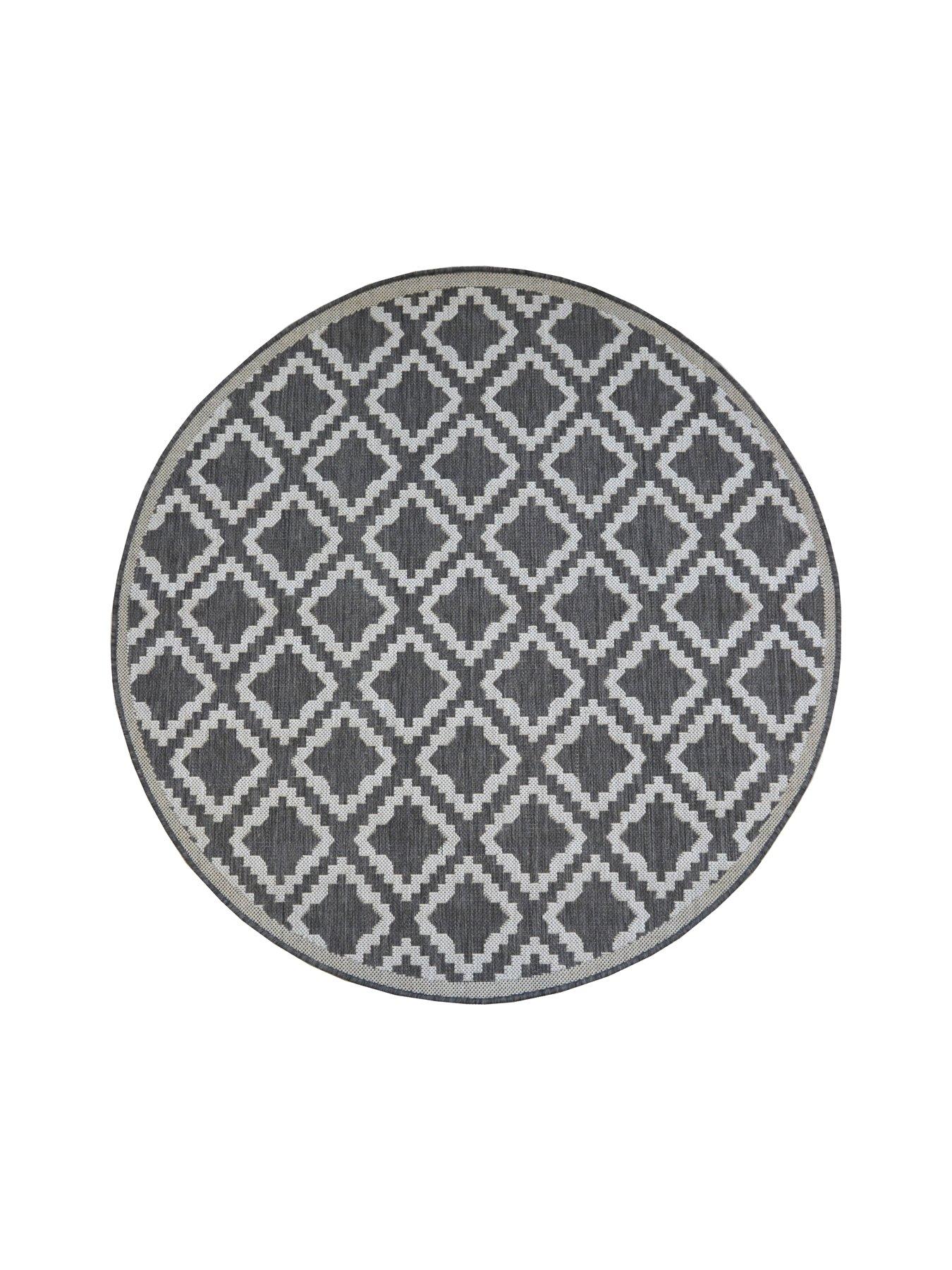 very-home-kamina-flatweave-circle-rug