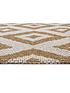  image of relay-recycled-cotton-diamond-rug-ochre