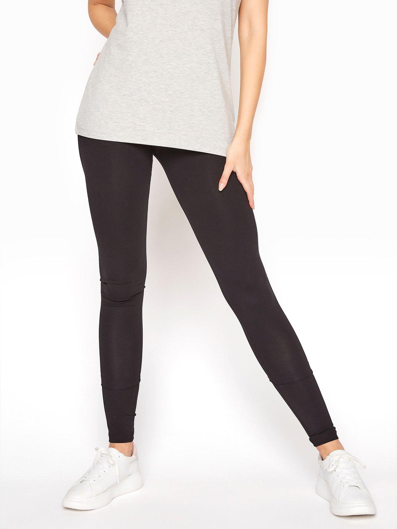 undefined Cotton Elastane 2 Pk Legging Long - Black