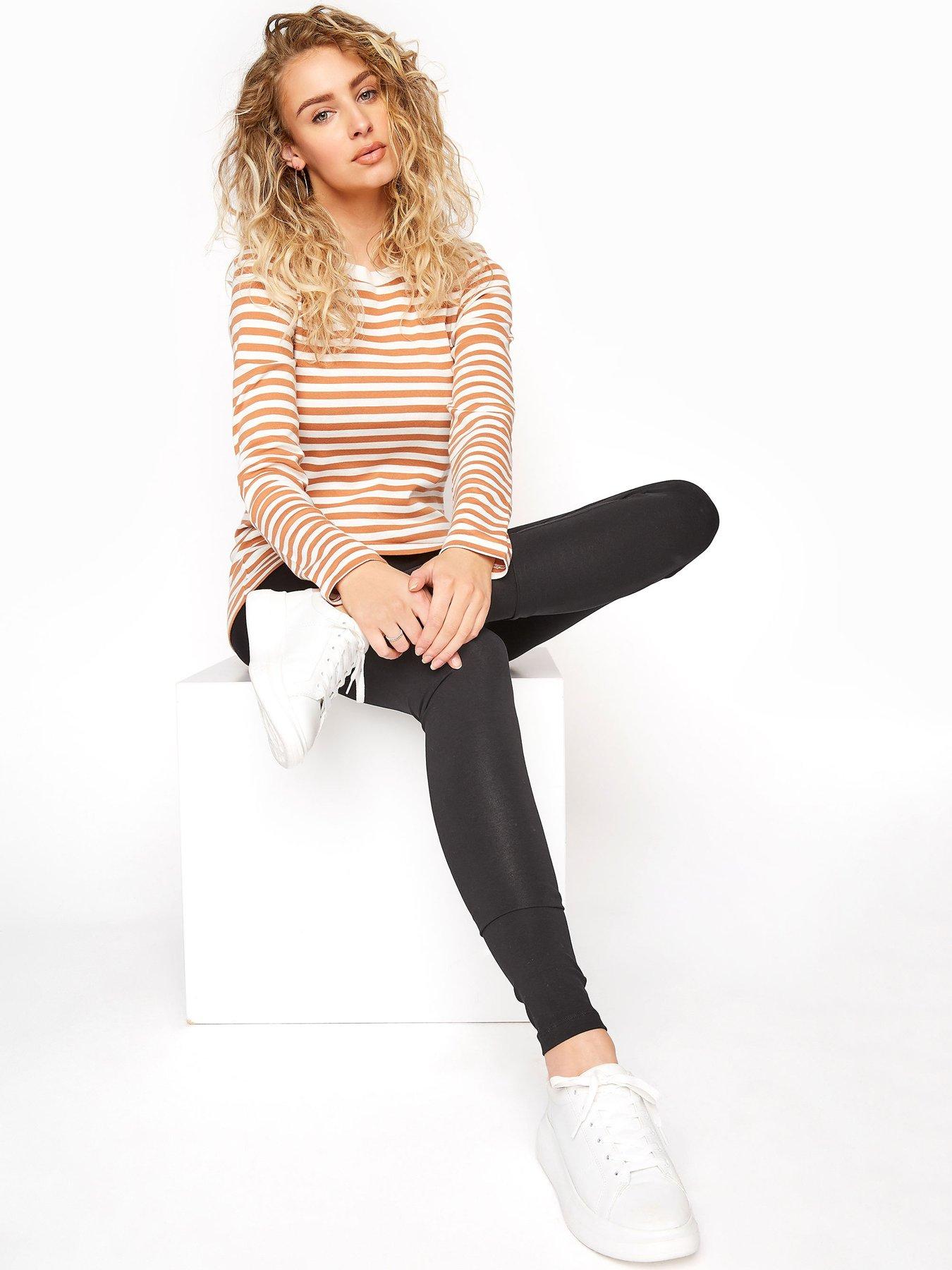  image of long-tall-sally-cotton-elastane-legging-long-black