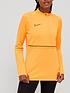  image of nike-womens-dri-fit-academy-21-drill-top-mustard
