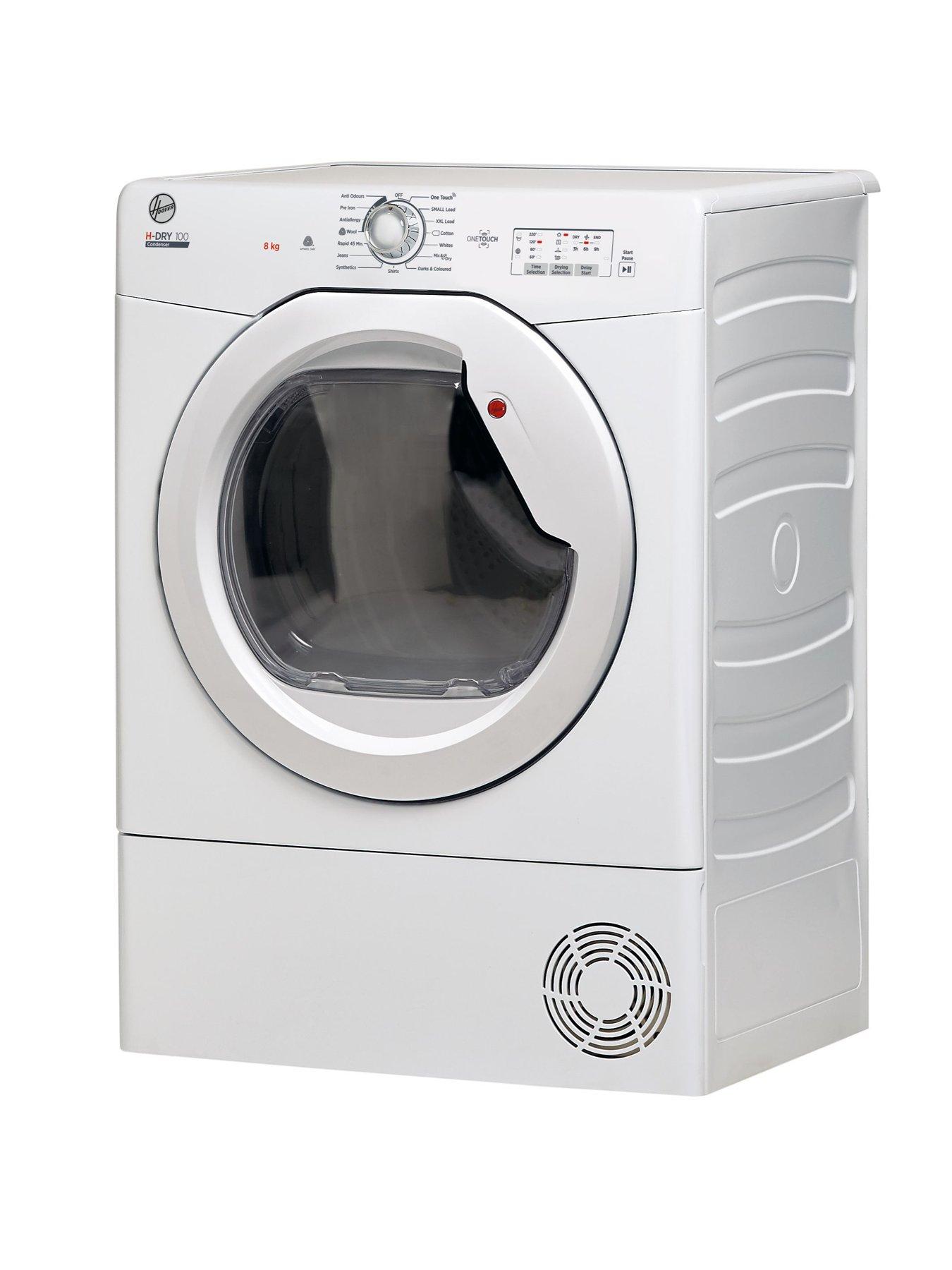 Hoover HDRY 100 HLEC8LG80 8kg Condenser Tumble Dryer White