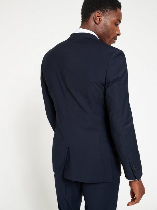 stillFront image of everyday-regular-fit-stretch-suit-jacket-navy