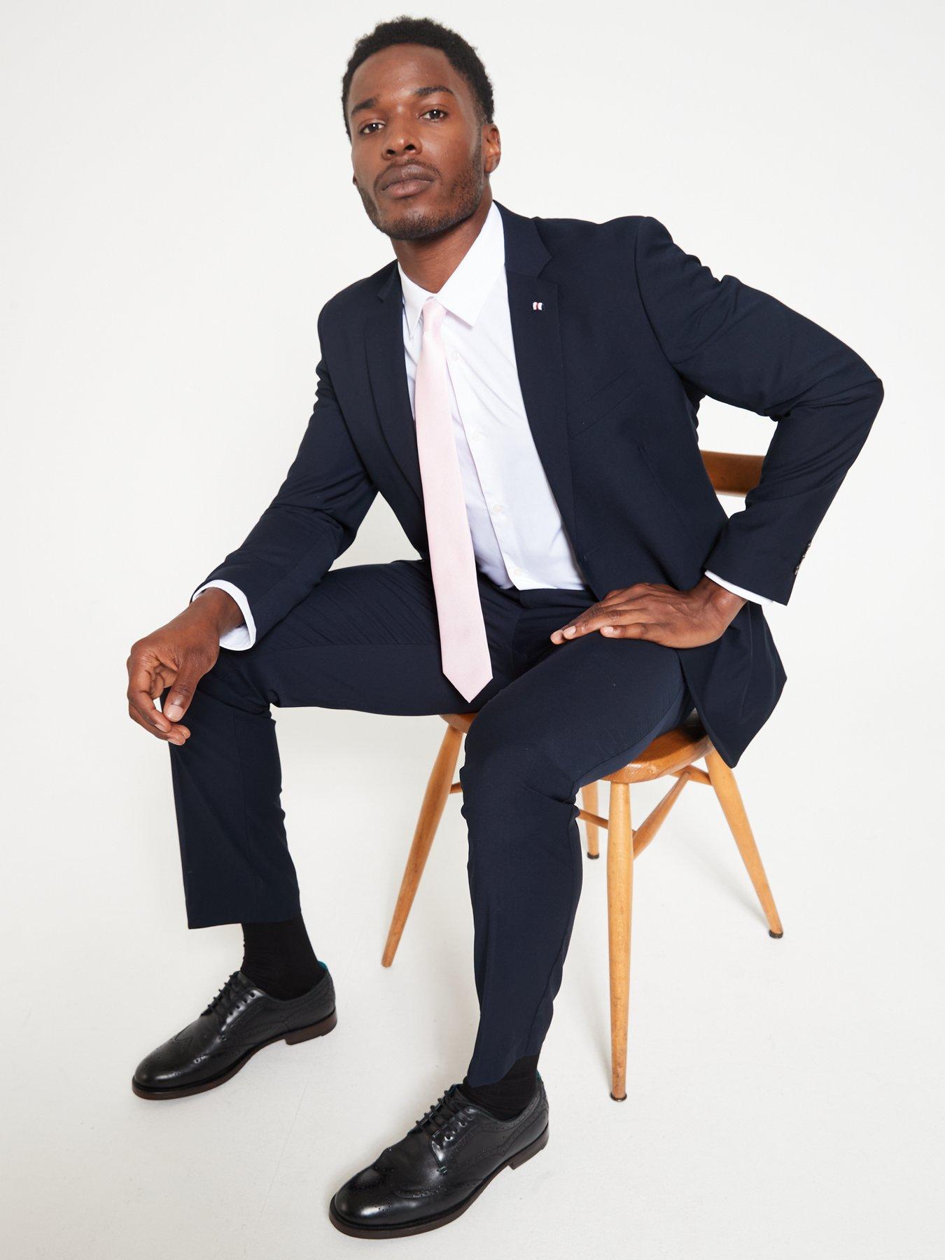  image of everyday-regular-fit-stretch-suit-jacket-navy