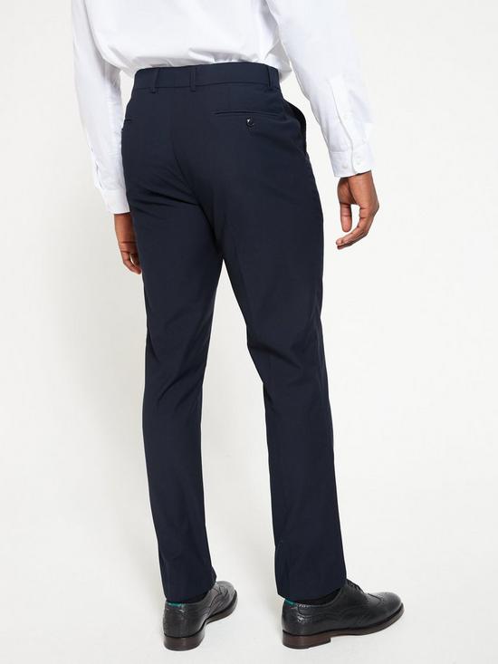 stillFront image of everyday-regular-fit-stretch-suit-trouser-navy