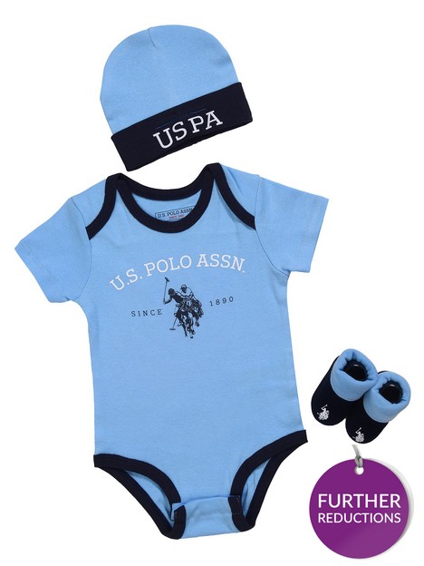 us-polo-assn-infant-bodysuit-set-blue
