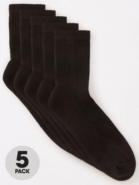 everyday-unisex-5-packnbspsports-socks-black