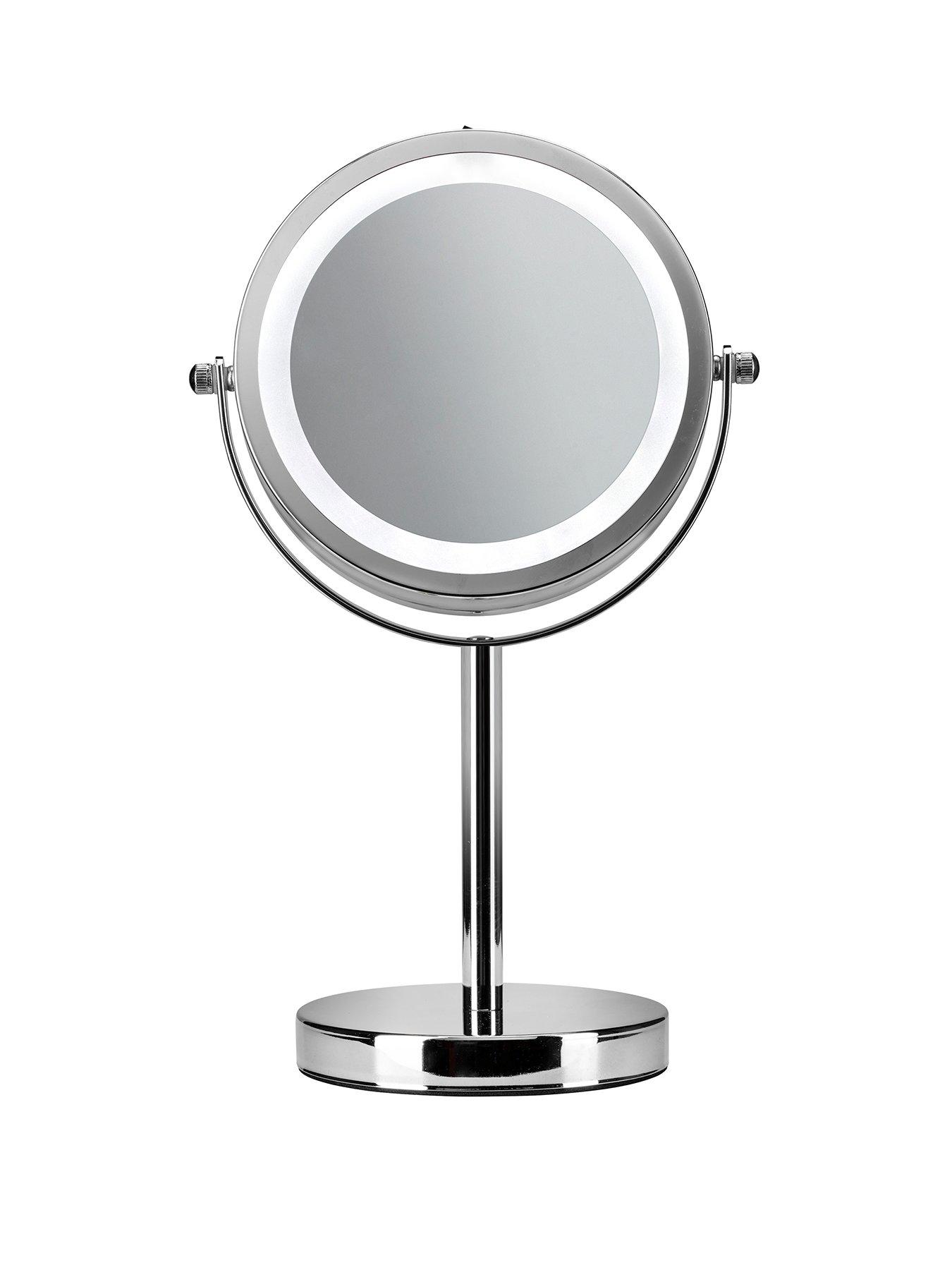 Image 2 of 6 of Croydex Illuminated Pedestal Mirror