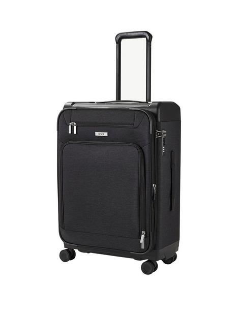 rock-luggage-parker-8-wheel-suitcase-medium-black