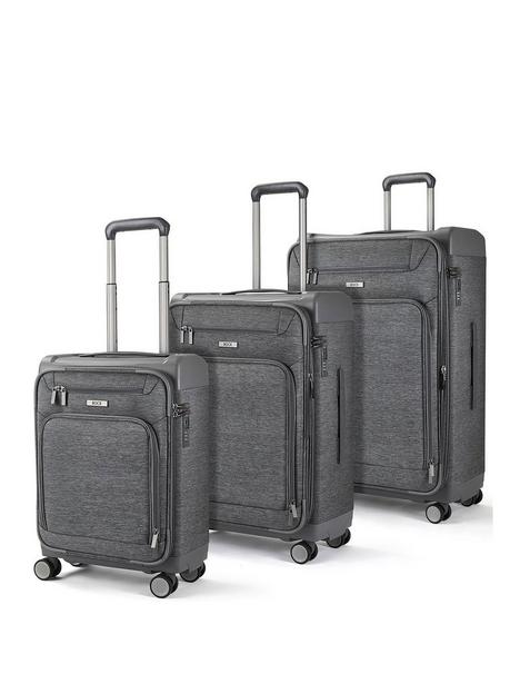 rock-luggage-parker-8-wheel-suitcases-3-piece-set-grey
