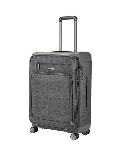 rock-luggage-parker-8-wheel-suitcase-medium-grey