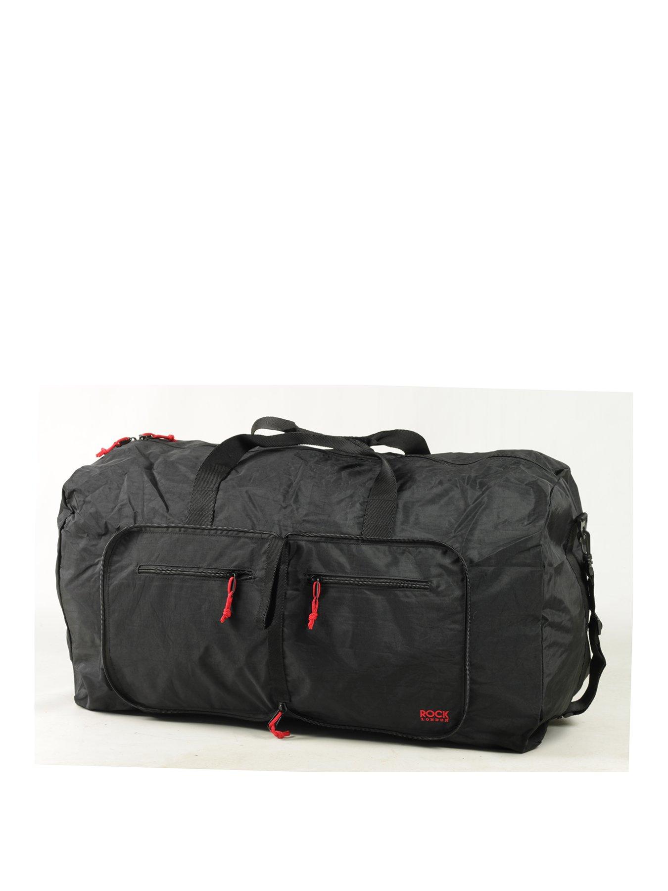 undefined Large Foldaway Holdall - Black