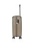 rock-luggage-lupo-8-wheel-suitcase-cabin-bronzestillFront