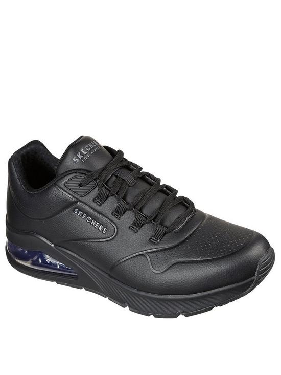 front image of skechers-uno2-air-cooled-trainer