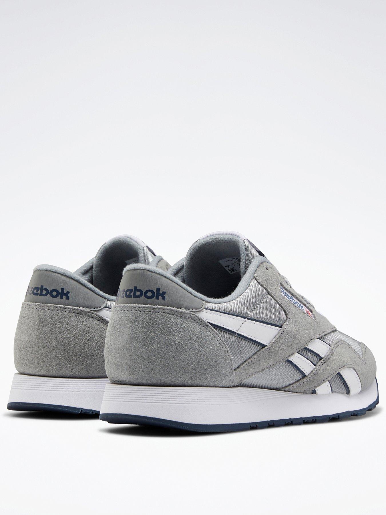 Reebok classic nylon clearance mens silver