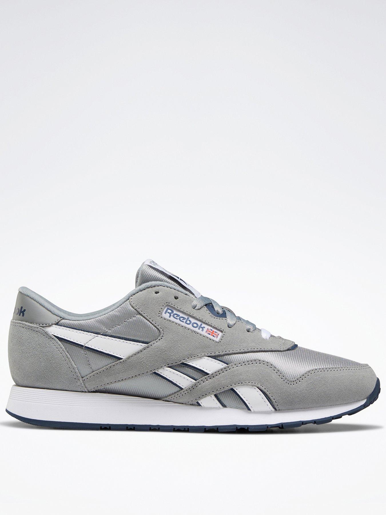 Reebok trainers deals mens silver