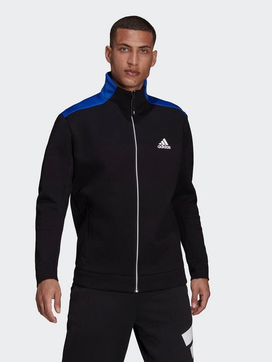 front image of adidas-zne-sportswear-track-top