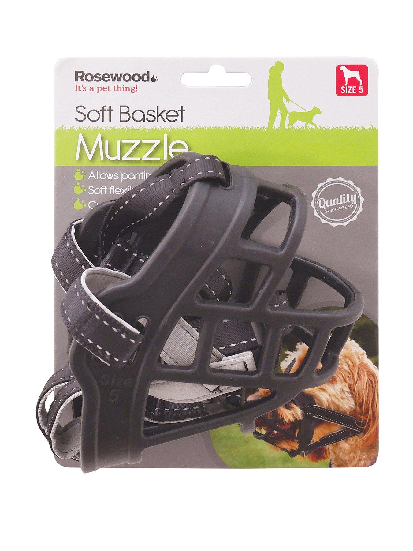 Image 2 of 5 of Rosewood Coastal Soft Basket Muzzle Black Size 5