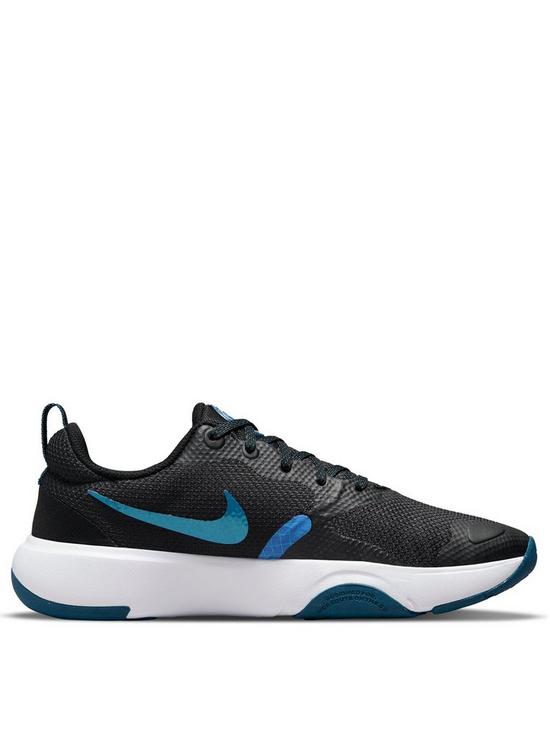 front image of nike-city-rep-tr-blackbluewhite