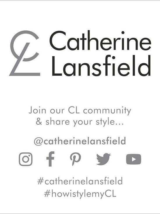 stillFront image of catherine-lansfield-larsson-geo-shower-curtain