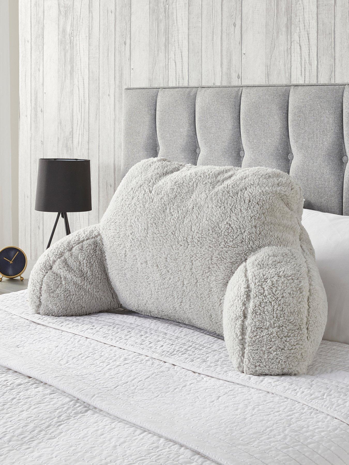 Image 1 of 4 of The Very Collection Fleece Cuddle Cushion - Grey