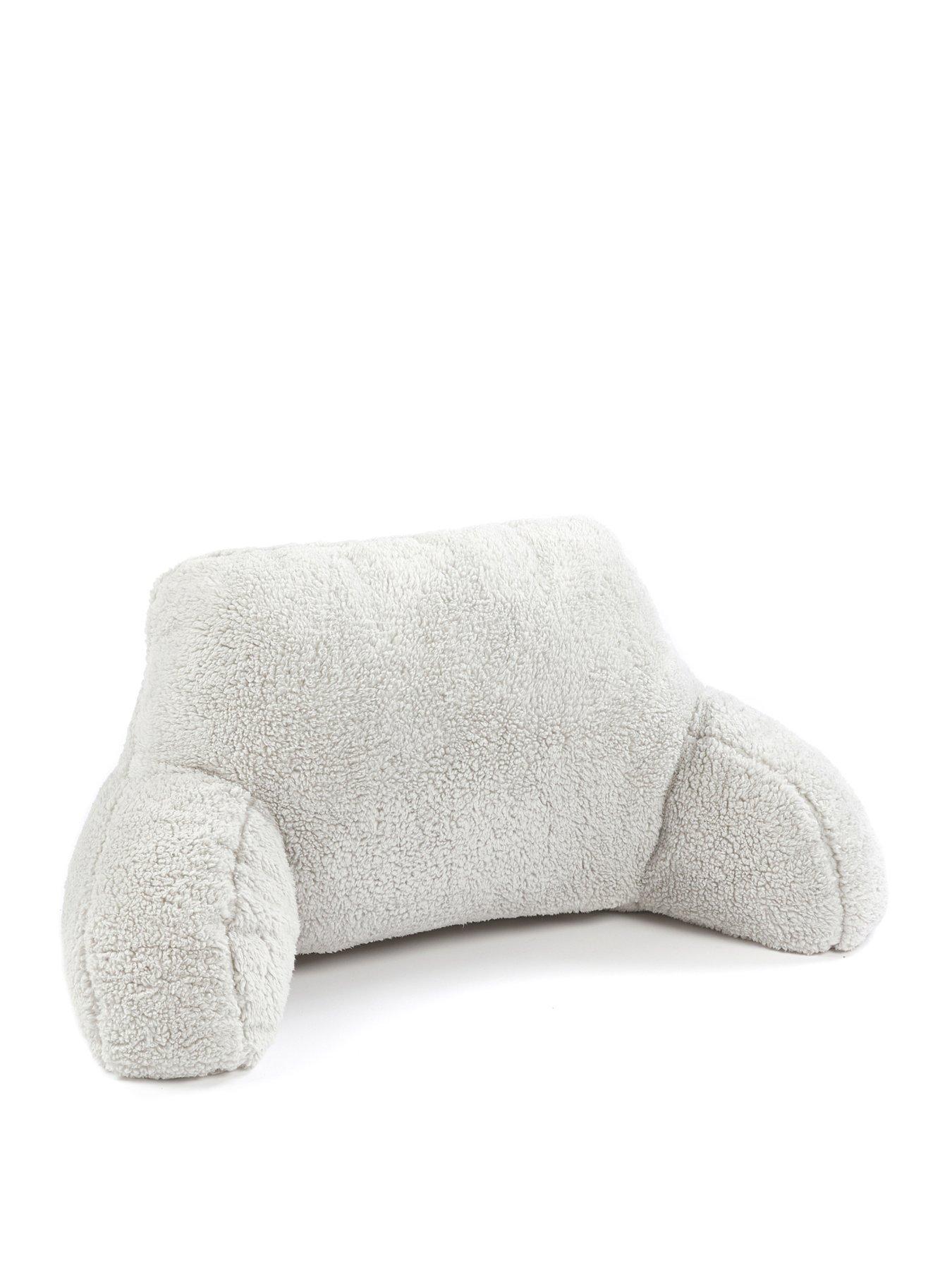 Image 2 of 4 of The Very Collection Fleece Cuddle Cushion - Grey