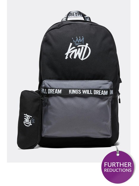 kings-will-dream-grove-core-logo-backpacknbsp-blackgreynbsp